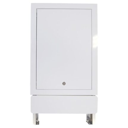 Cutie de distributie, Herz Armaturen, Otel, latime 750 mm, Alb