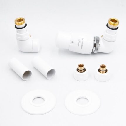 Vana dreapta pentru radiator Cornerpex/ Vision, alb