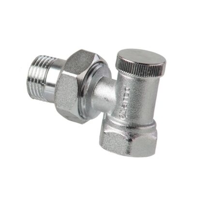 Robinet de retur pentru calorifer, Arco, 110°C, 10 bari, Crom