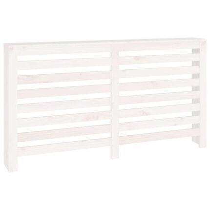 Masca calorifer, Zakito Europe, lemn de pin, cu raft, alb, 153x19x84 cm