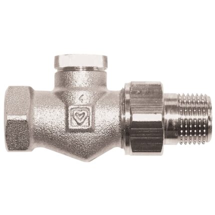 Robinet de retur fara presetare HERZ-RL-1, model drept, DN 10, R 3/8'', 1 3723 40