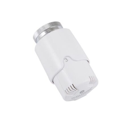 Cap termostatic calorifer, Schlosser, Plastic, 30 x 15 mm, Alb