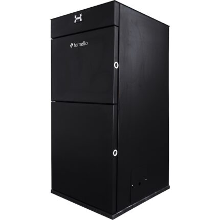 Centrala peleti Fornello Pellet King 25 kw, completa pentru incalzire, pompa circulatie, vas expansiune, telecomanda, buncar 70 kg, tiraj fortat, aprindere automata, curatare facila