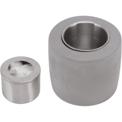 Semineu decorativ ElastiX, realizat din beton gri, 12 cm x 8 cm