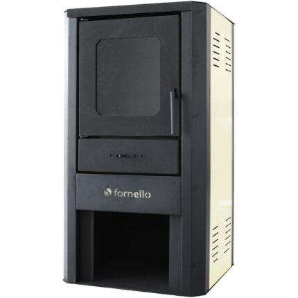 Termosemineu pe lemne, brichete si carbune Fornello Novara Ivory 27 Kw