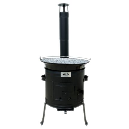 Cazan de gatit cu ceaun emailat, 20L, soba complet, Xelon