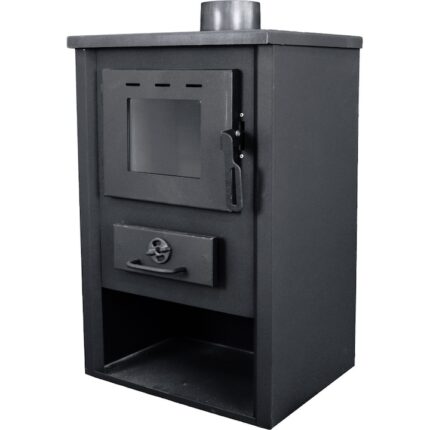 Semineu combustibil solid Fornello B1 E 8 kw, 74x46.5x39 cm
