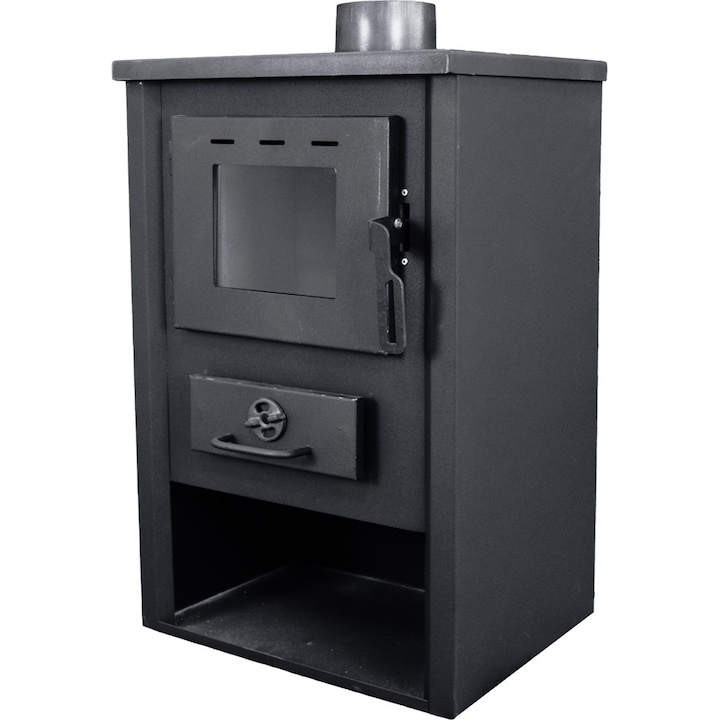 Semineu combustibil solid Fornello B1 E 8 kw, 74x46.5x39 cm