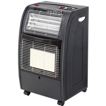 Soba pe gaz, Samus, RS422Q, Rezistente pe quartz, 3 trepte de putere, Protectie la supraincalzire, Negru