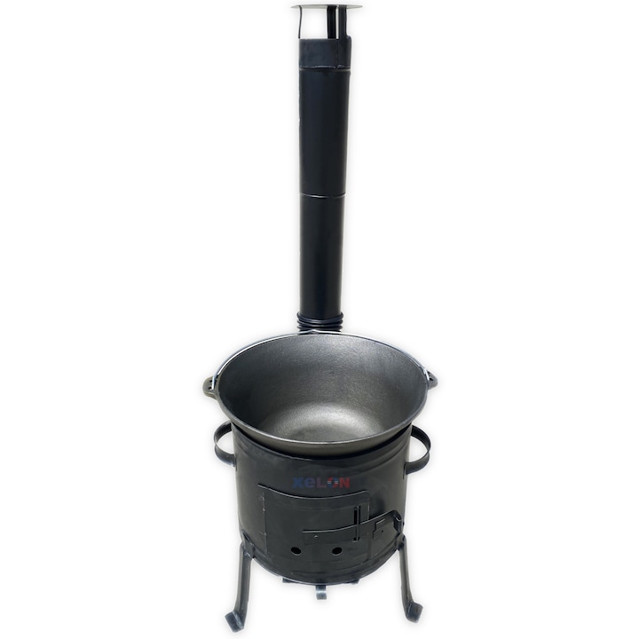 Cazan de gatit cu ceaun fonta 11L, pachet complet, Xelon