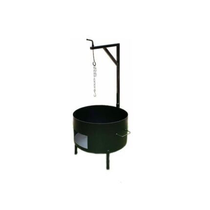 Focar rotund pentru ceaun, disc, gratar, 115x50 cm