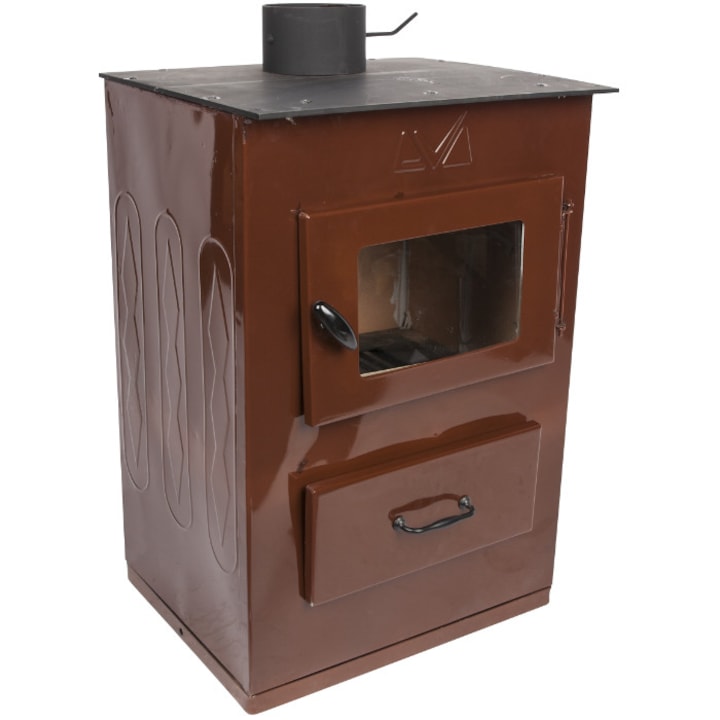 Semineu emailat drept, 700x475x400mm, Maro