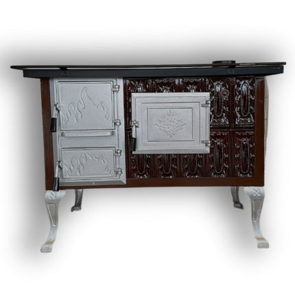 Soba teracota cu plita si cuptor pentru gatit DREAPTA