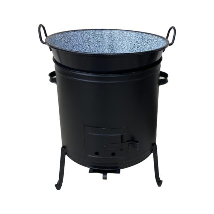 Soba cu ceaun emailat set, cazan cu ceaun, 50L