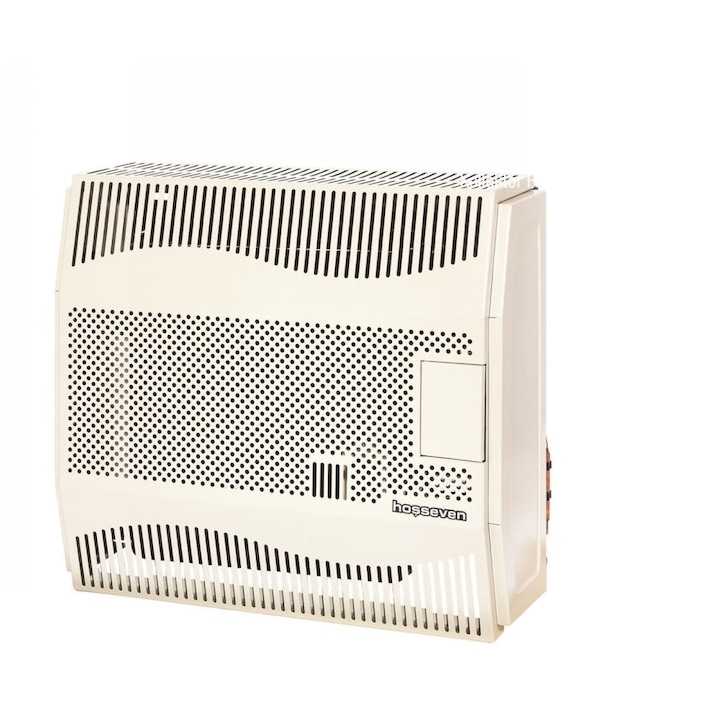 Convector pe gaz, Hosseven, HDU-5 VF, 5kw cu tiraj fotat, ventilator, camera de ardere fonta