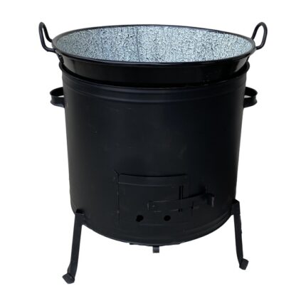 Soba (cazan) cu ceaun emailat, 80L