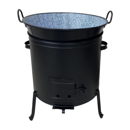 Soba (cazan) cu ceaun emailat, 60L