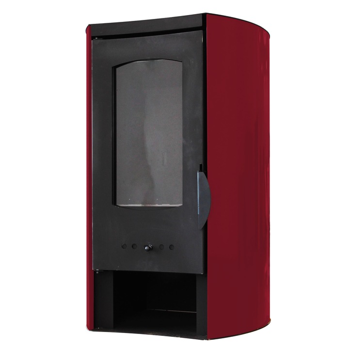 Termosemineu pe lemne, brichete si carbune Fornello Matera Bordeaux 27 kW