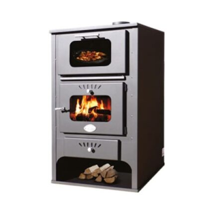 Soba de gatit pe lemne Zvezda GF 22, 15.3 KW, din otel, cu camera de ardere samotata, dimensiuni cuptor 210x440x440