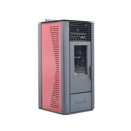 Semineu soba pe peleti Fornello Sophia Premium 11 kw, Bordeaux