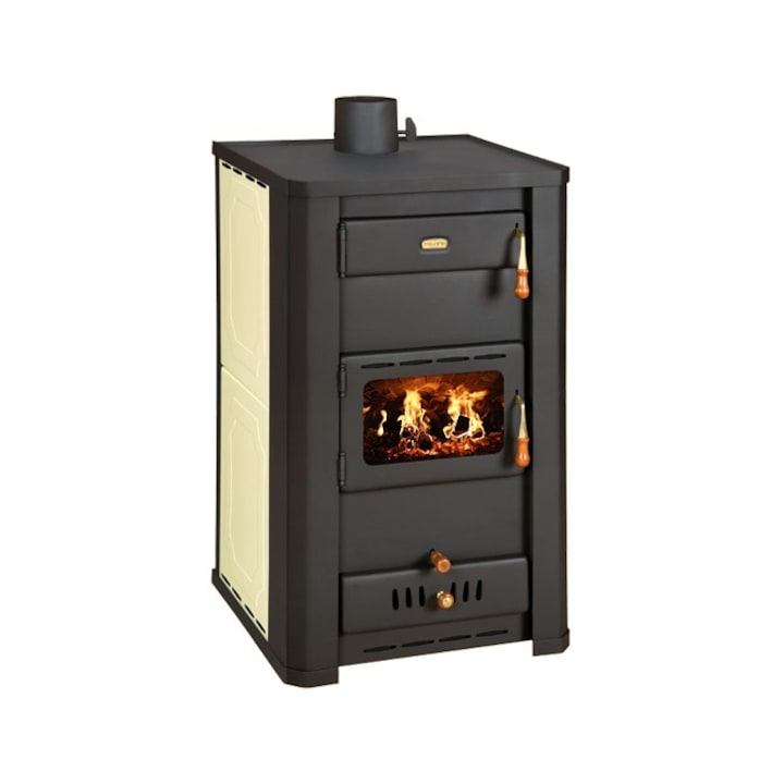 Termosemineu, incalzire centrala, PRITY ,S3W21 ,21+5 kW, laterale crem