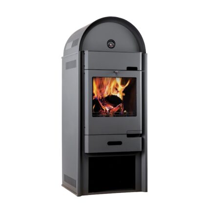 Termosemineu tip centrala Aqua Plus 25kW, cu regulator tiraj, FM