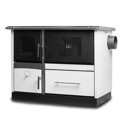 Termosoba pe lemn Termax Bosanka 25 kW din otel, evacuare pe dreapta
