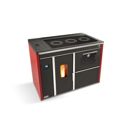 Soba tip centrala pe peleti Ignis Bosphorus 22 KW Bordeaux