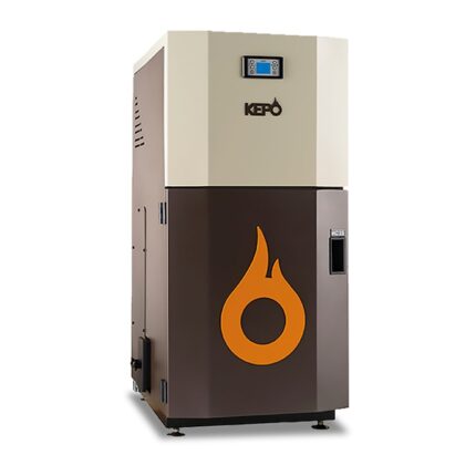 Cazan compact pe peleti gata de instalare, KEPO, 25 kW, curatare automata a arzatorului