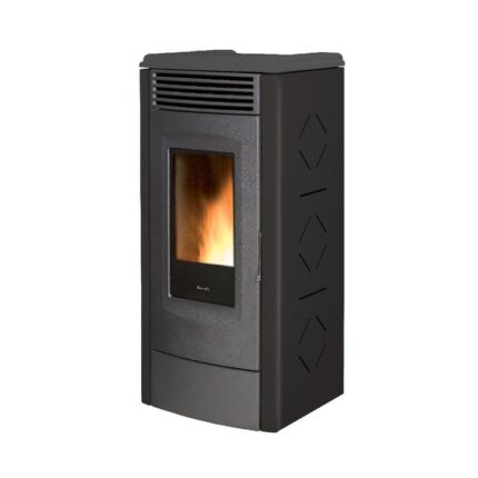 Semineu/soba pe peleti, Ravelli, RC 120 Touch, incalzire naturala prin aer cald, 12 kW