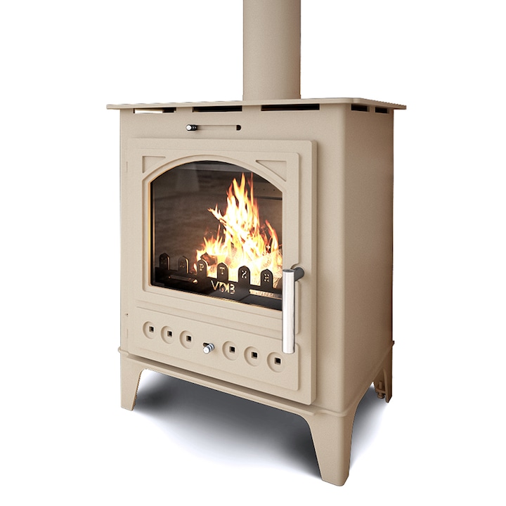 Semineu ECO Martina, 6kW, Alb fildes, Clasa energetica A