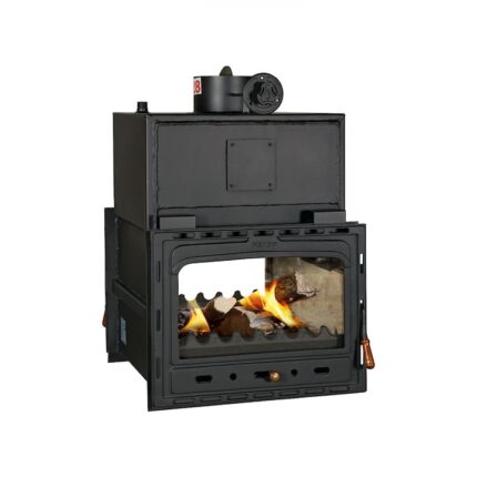 Termofocar otel incalzire centrala Prity 2CW28, 33kW, 2 fete la 180 grade, usa fonta, clasa A