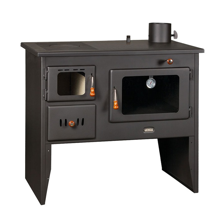 Termosoba lemne (incalzire calorifere) PRITY 1P41 W12, 12+4 kW, 5.3 kg/h, clasa A, Evacuare Dreapta