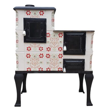 Soba portabila bucatarie Iza, Teracota Medias, Sieben 2, 88 x 44 x 114 cm