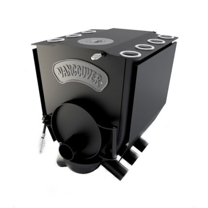 Soba canadiana cu plita Calgary Lux - putere 7 kW, cu inele din fonta (spatiu incalzit 130 m3)