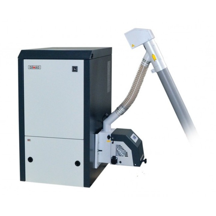 Cazan pe peleti Bisolid 25 kW, Dreapta