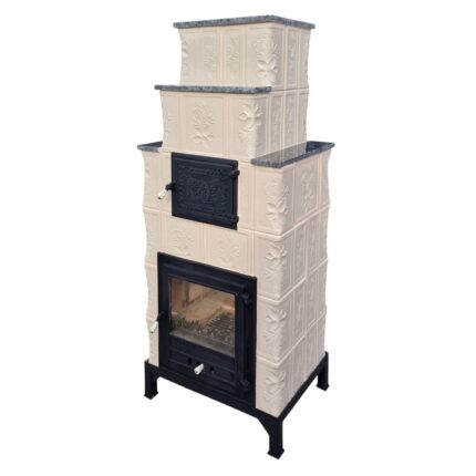 Semineu teracota, Gospodarul, 6 randuri, bej ivory, 160 cm x 67 cm x 46