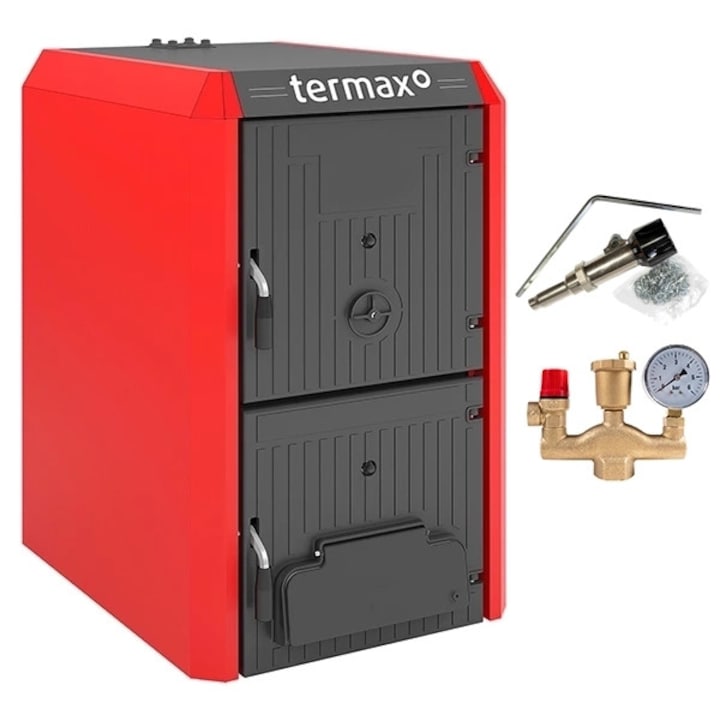 Cazan fonta Termax Bio 49 kW, biomasa, Ø 147 mm, volum apa 66 litri, Regulator de tiraj inclus