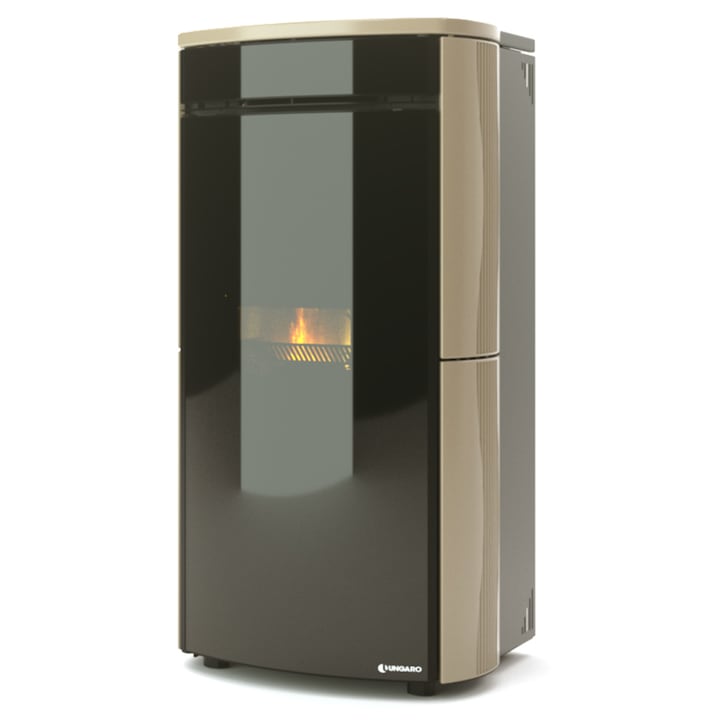 Termosemineu pe peleti F 5S CLASSIC, 24 Kw, se racorda la calorifere sau incalzire in pardosea, aprindere automata, curatire automata, usa dubla, Clasa energetica A+, Clasa ambientala 5 STELE, echipat complet, produs UNGARO
