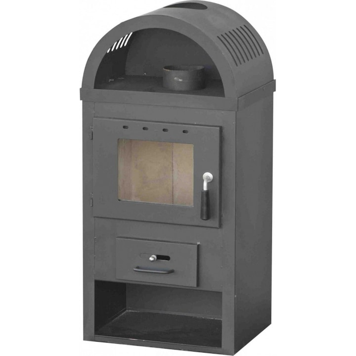 Semineu combustibil solid Fornello B10 E, 7-9 KW, 465x390x970 mm