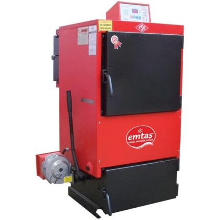 Cazan otel cu functionare pe combustibil solid Emtas EK3G-25, 3 drumuri de fum, 29 kW