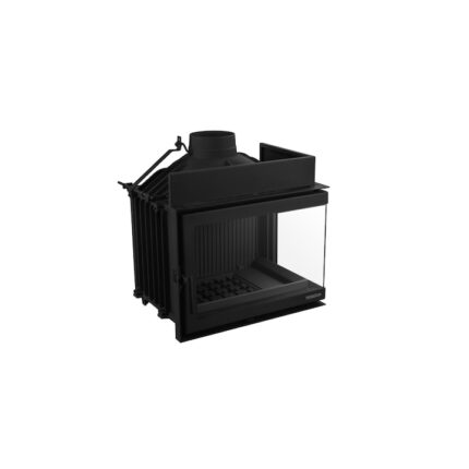 Focar Semineu Nordflam Trent, 12 kW, sticla laterala dreapta