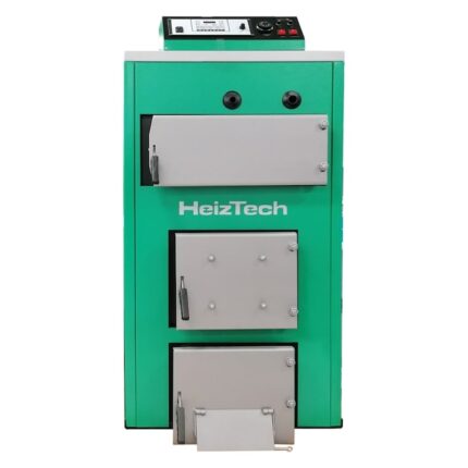 Cazan combi din tabla otel cu posibilitate de ardere peleti, 80 kW, Duo Pellet, HeizTech