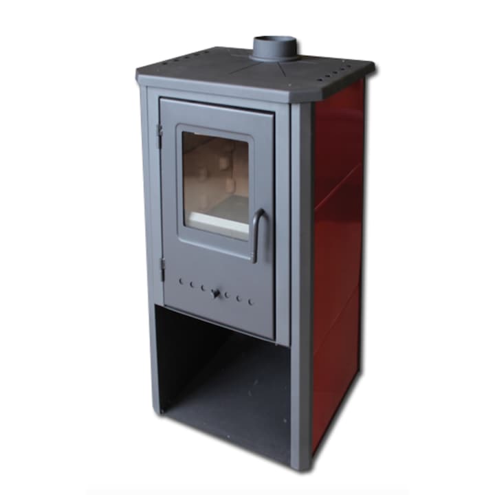 Semineu de sine statator Warnex Pella, 5,4 kW, Gri/Visiniu