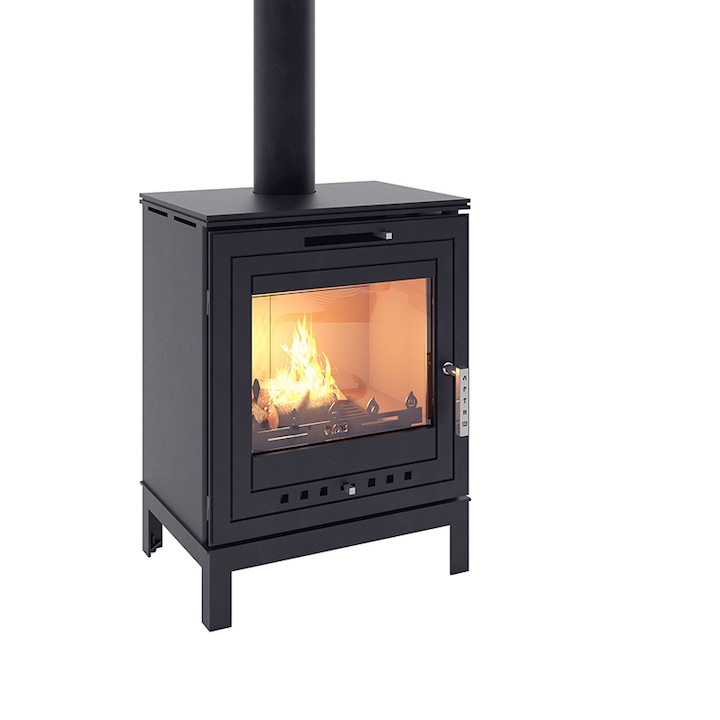 Semineu ECO Artish, 9(10)kw, Incalzire calorifere, Clasa A, Argintiu