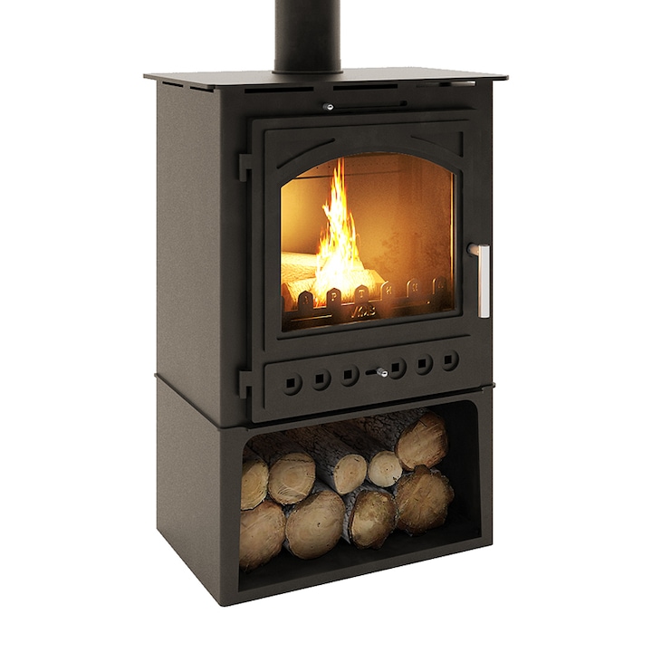 Semineu Eco Martina Plus, 8kW, Maro metalic, A+