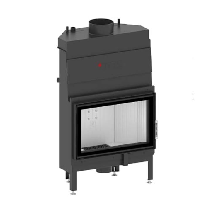 Semineu lemne Hitze ALBERO Aquasystem ALAQS68x43.S-D, 16 kW, tip centrala