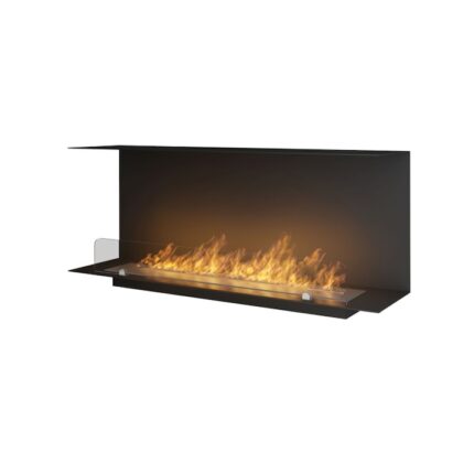 Semineu Bio C1000 VERS 1, Bioetanol, 100x45x25 cm, Negru