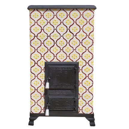 Soba teracota, HONTERIUS, portabila, model Medias,7kw, 44x55x114 cm, multicolor