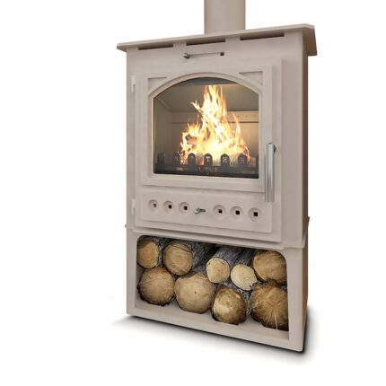 Semineu ECO Martina Plus, 5kW, Alb fildes, Clasa energetica A